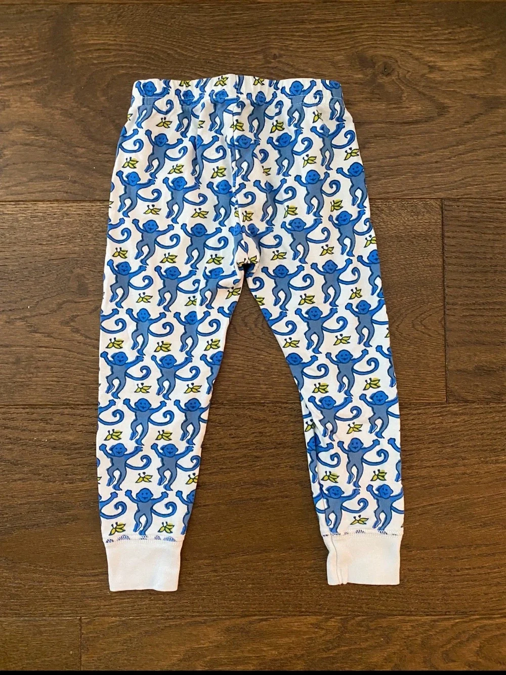 Roller Rabbit Blue Monkey Print Kids Pajama Bottoms